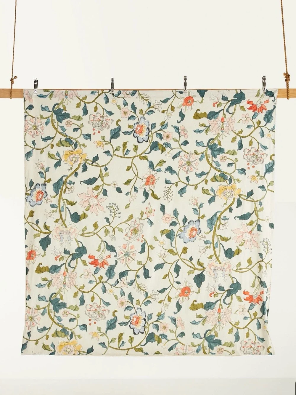 Anthropologie The Printed Cotton-Slub Duvet, Hattie